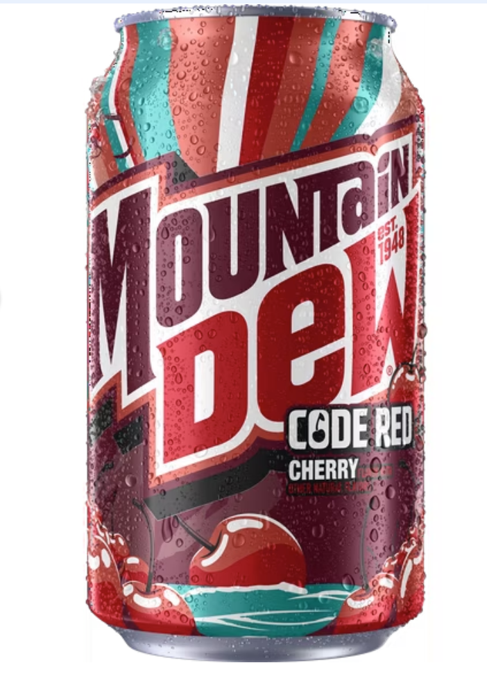 MOUNTAIN DEW Code Red 355ml (12 pack)