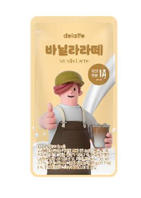 DELAFFE  Vanilla Latte 340ml (30 pack) - SOL