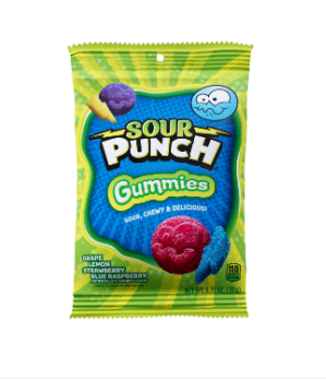 Sour Punch Gummies 191g (12 pack) - A11