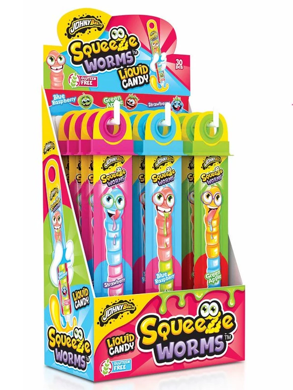 JOHNY BEE Squeeze Worms 23g (30 pack) - R38