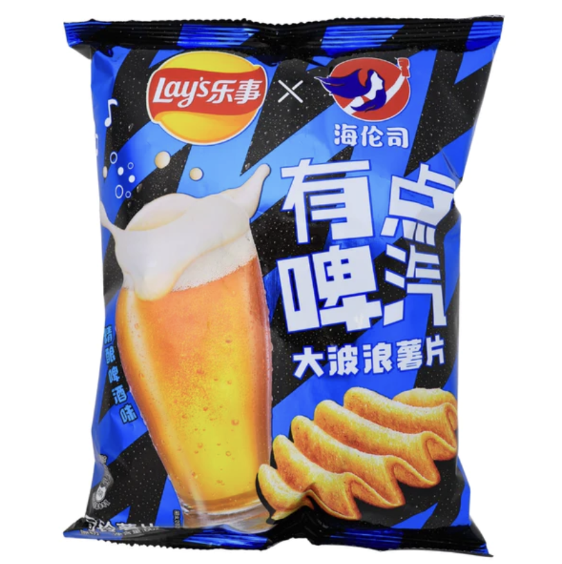 Lays Rigids LAYS DEEP RIDGED Craft Beer Flavor 60g (22 pack) W38