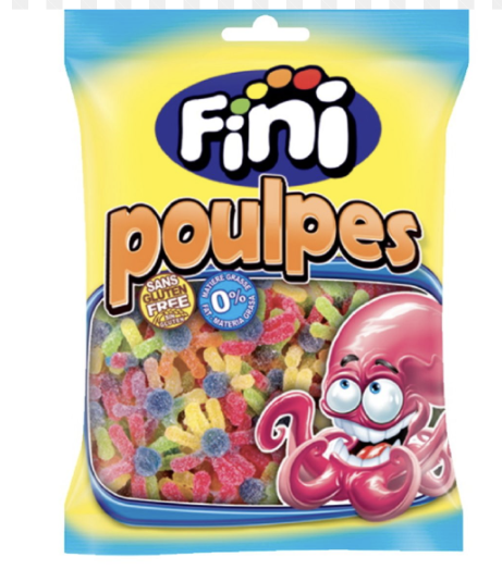 Fini - Jelly Sour Octopus 90g (12 pack) V-3