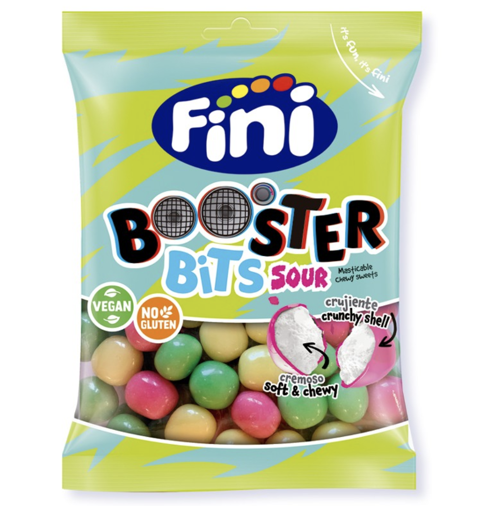 Fini - Booster bits sour 90g ( 12 pack)