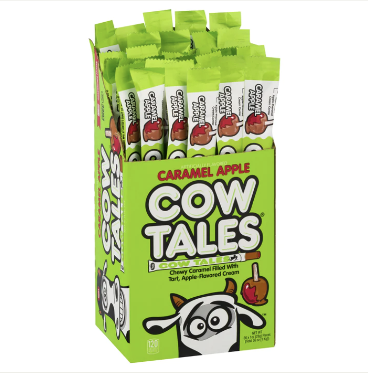 Goetze's Cow Tales Caramel Apple 28 g (36 Pack)- V7