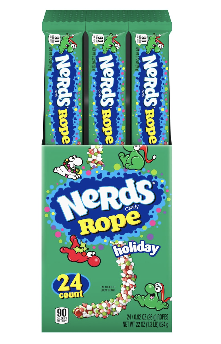 Nerds Rope X-Mas Holiday 26g ( 24 pack) Z93