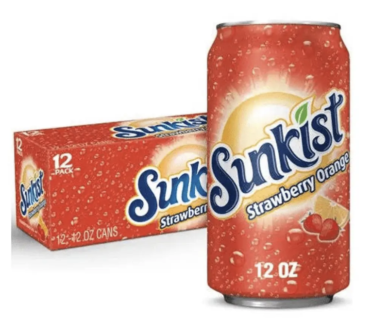 Sunkist Strawberry Orange (12 pack)