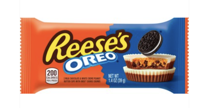 REESE'S Oreo Milk Chocolate & White Crème Peanut Butter Cups 39g (24 pack)