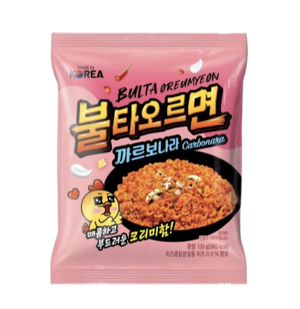 BULTA Oreumyeon Carbonara Noodles 135g (8x4 pack)