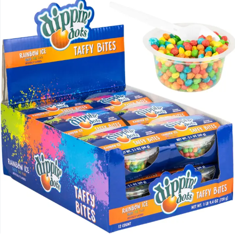Taffy Bites - Rainbow Ice (60g x12) - R86