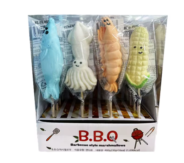 GS BBQ Marshmallow 30g (16 pack) - G12