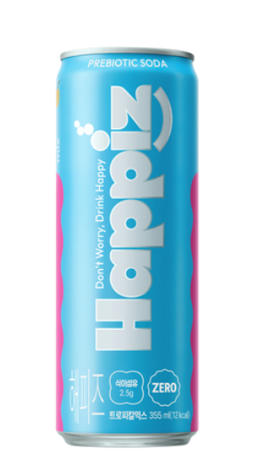 HAPPIZ Zero Tropical Mix Pre-Biotic 355ml (24 pack) -