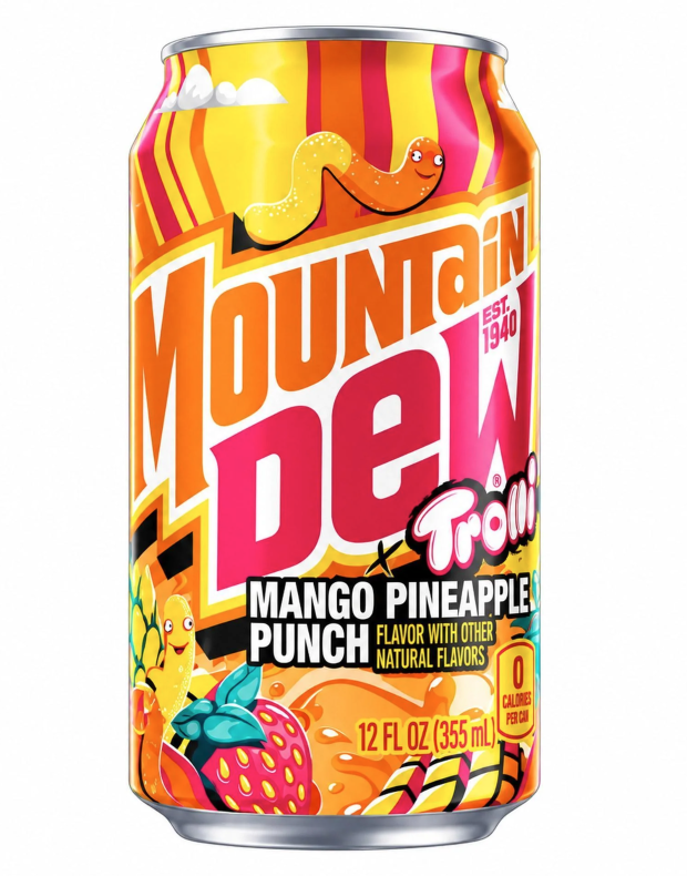 MOUNTAIN DEW Trolli Mango-Pineapple 355 ml (12 pack)