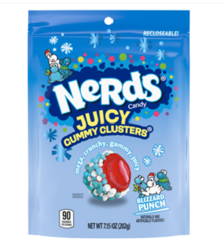 NERDS Juicy Gummy Clusters Holiday 202g (6 pack)