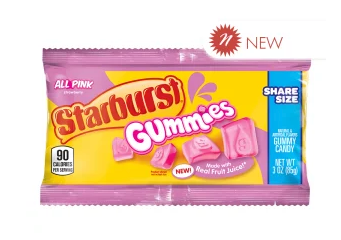STARBURST Peg All Pink Gummies  85g (15 Pack) - V29