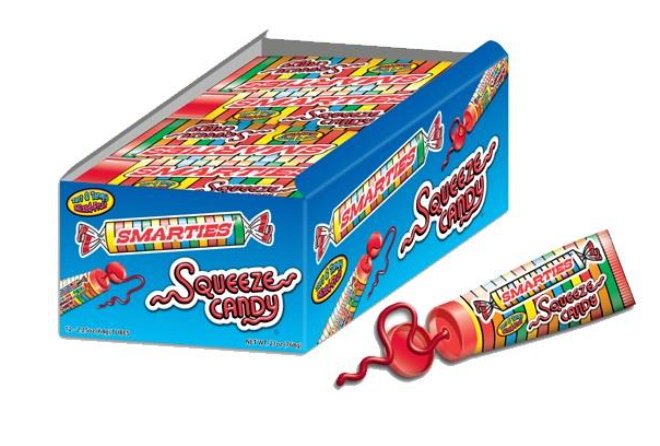 Smarties Squeeze Candy 64g (12 pack)- A31