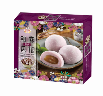 Royal Family Hefeng Mochi Taro Flavor 140g (24 pack) - H48