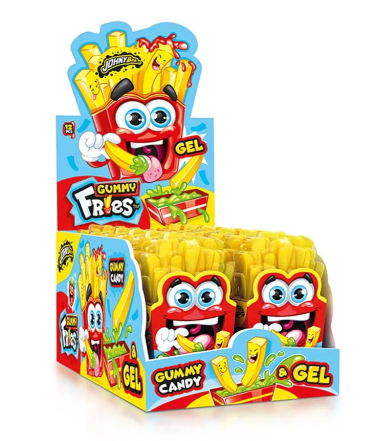 JOHNY BEE Gummy Fries 45g (12 pack) - Z78