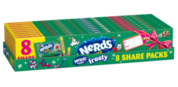 NERDS Gummy Clusters Frosty 8 share pack X-Mas Holiday 680g (9 pack)