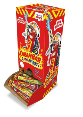 CARAMBAR Cara-Héros Caramel, Cola et Citron (180 pack) -