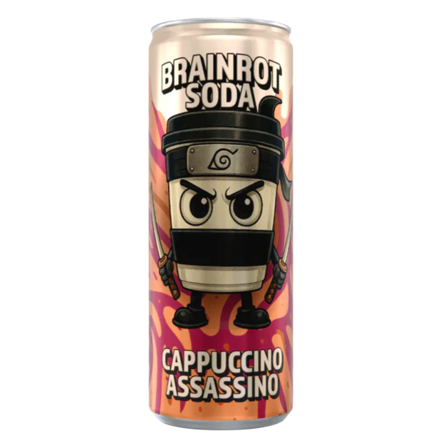 BRAINROT SODA Cappuccino Assassino 250ml (24 pack)