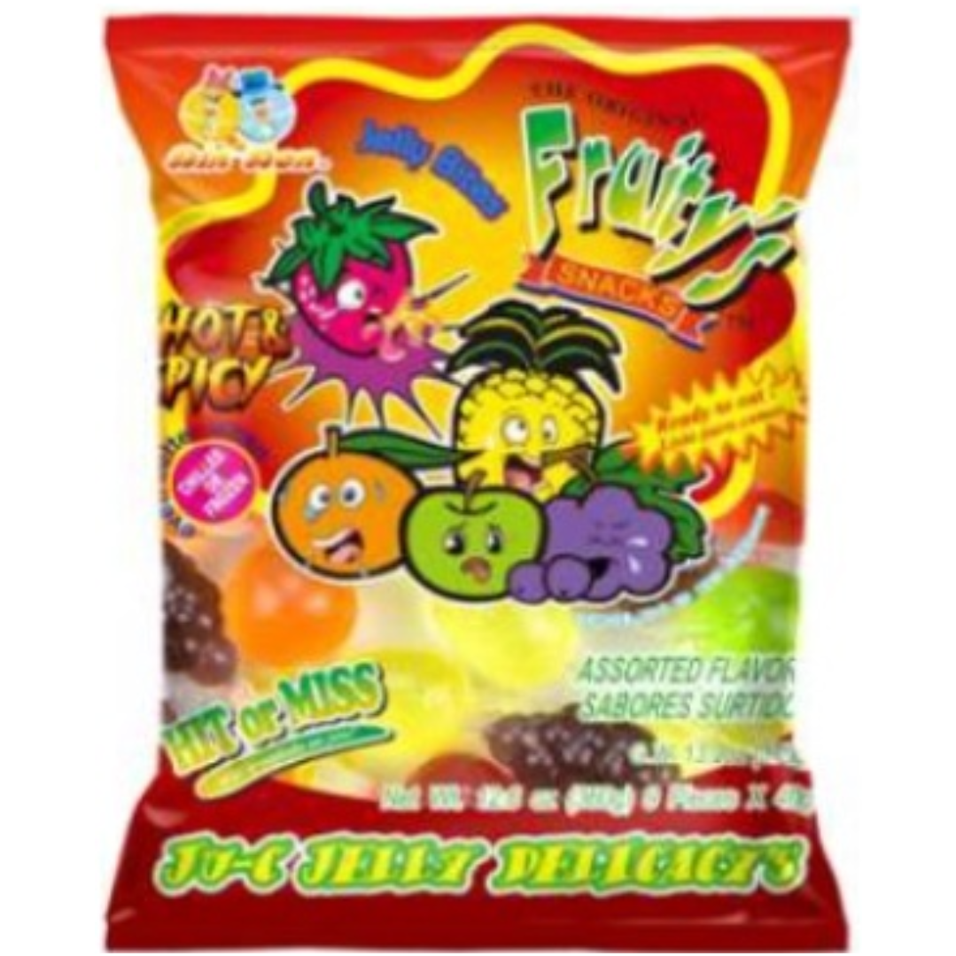 DinDon Ju-C Jelly Fruits Hot and Spicy 334g (30 Pack) Sol