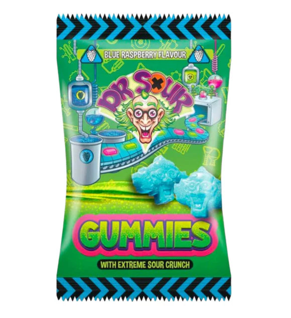 Dr. Sour Gummies Blue Raspberry 200g (12 pack) - B88