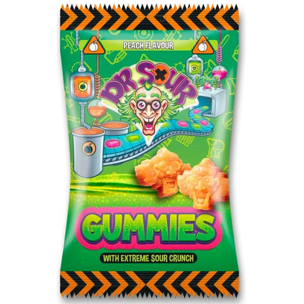 Dr. Sour Gummies Peach 200g (12 pack)  D28