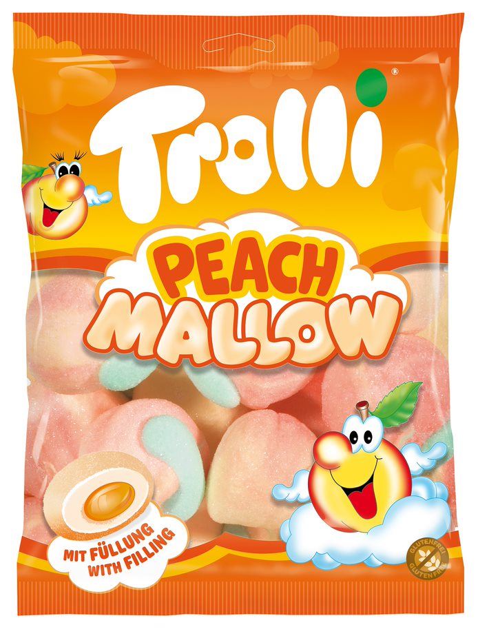 TROLLI Peach Mallow 150g (8 pack) - D11