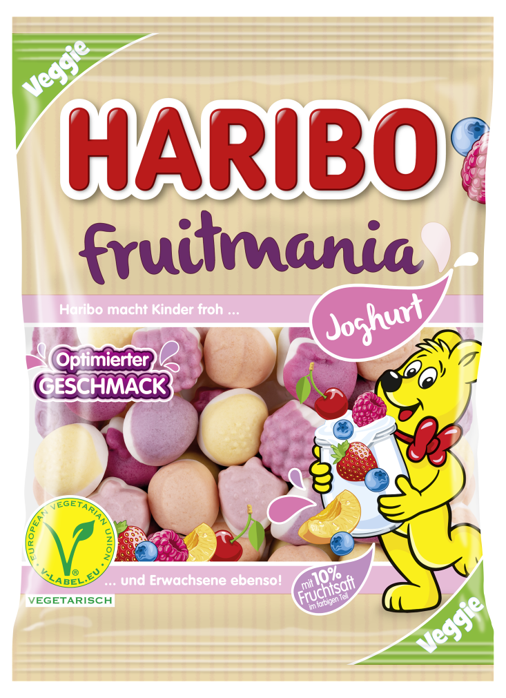 HARIBO Fruitmania Yoghurt Veggie 160g (14 pack) - R48