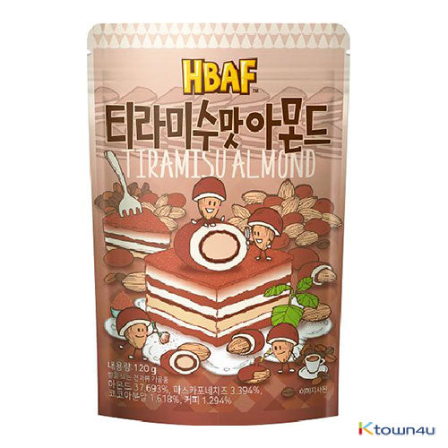 HBAF Tiramisu Almond 120g (20 pack) Z40/Z45