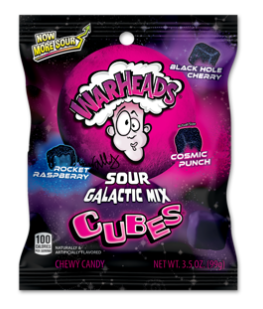 WARHEADS Galactic Cubes 99g (12 Pack) - Z69