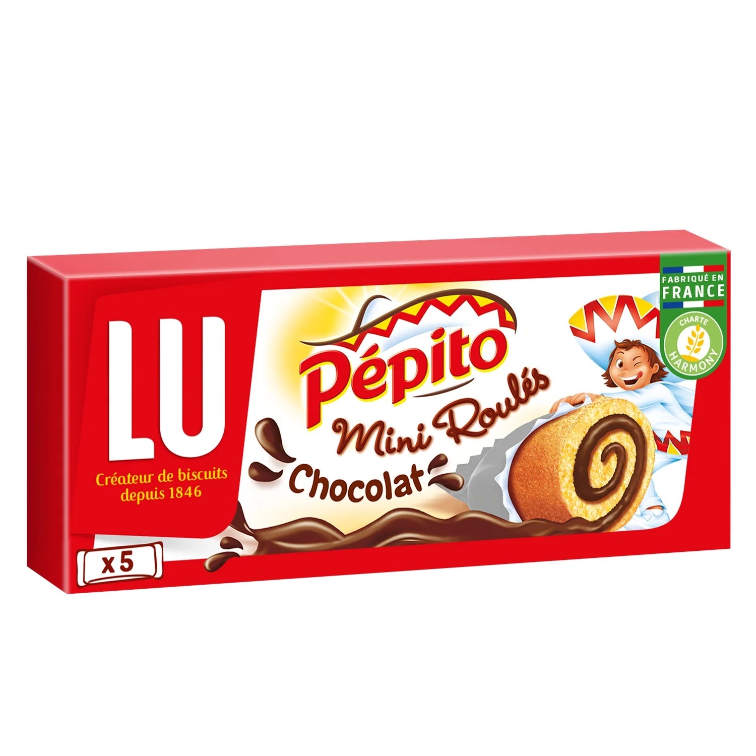 Lu Pépito Mini Roulés Chocolat 150g (16 pack) - X2