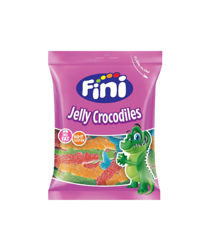 Fini Jelly Crocodiles 90g (12 pack) - Halal  - A11