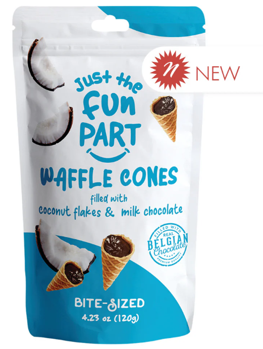 Just The Fun Part Coconut Flakes & Milk Chocolate 120g (6 pack) - J14