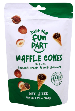 JUST THE FUN  Part Hazelnut Cream & Milk Chocolate 120g (6 pack) - G17
