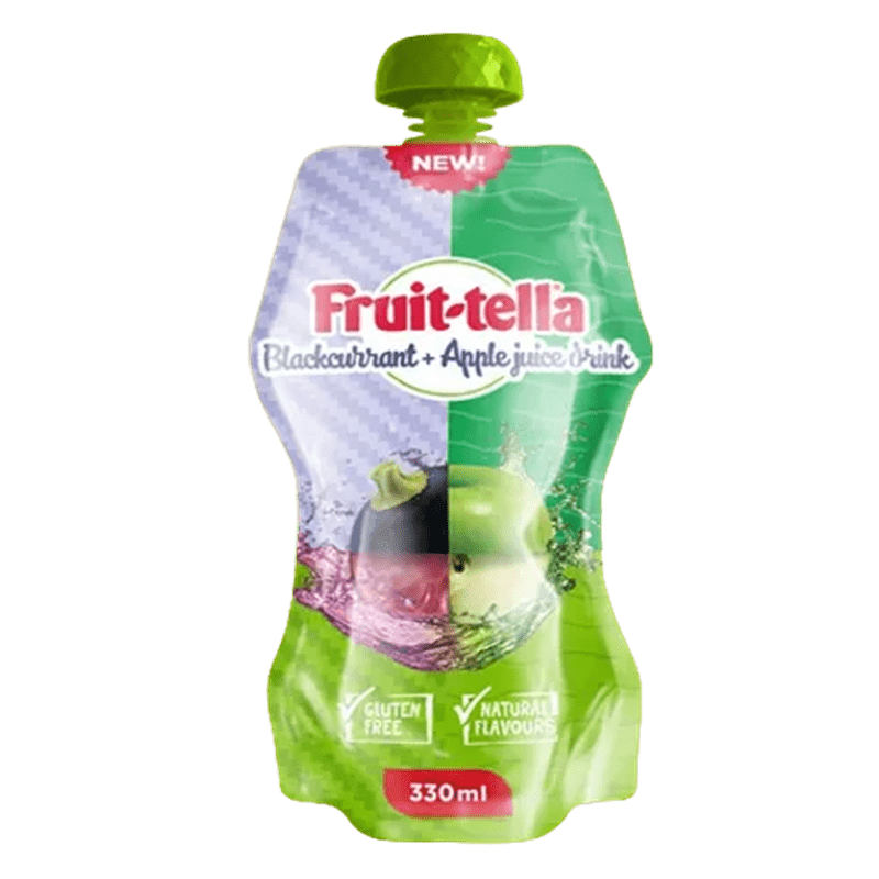 Fruit-Tella Blackcurrant and Apple Juice Drink 330ml (18 pack)