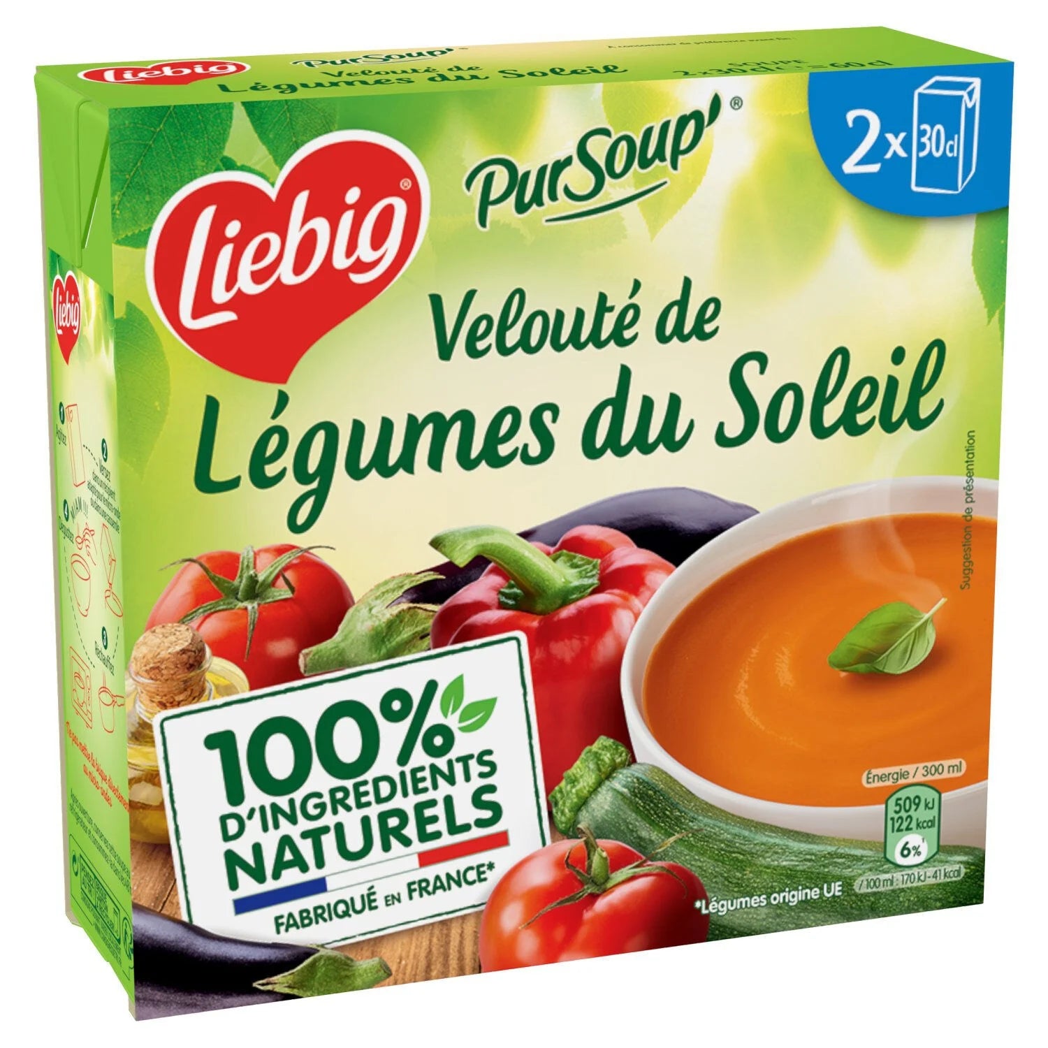 Liebig Velouté de Légumes du Soleil 2x30cl (9 pack) -S7