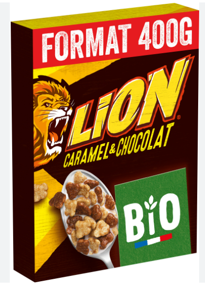 NESTLE LION Caramel & Chocolat 400g (8 pack) -