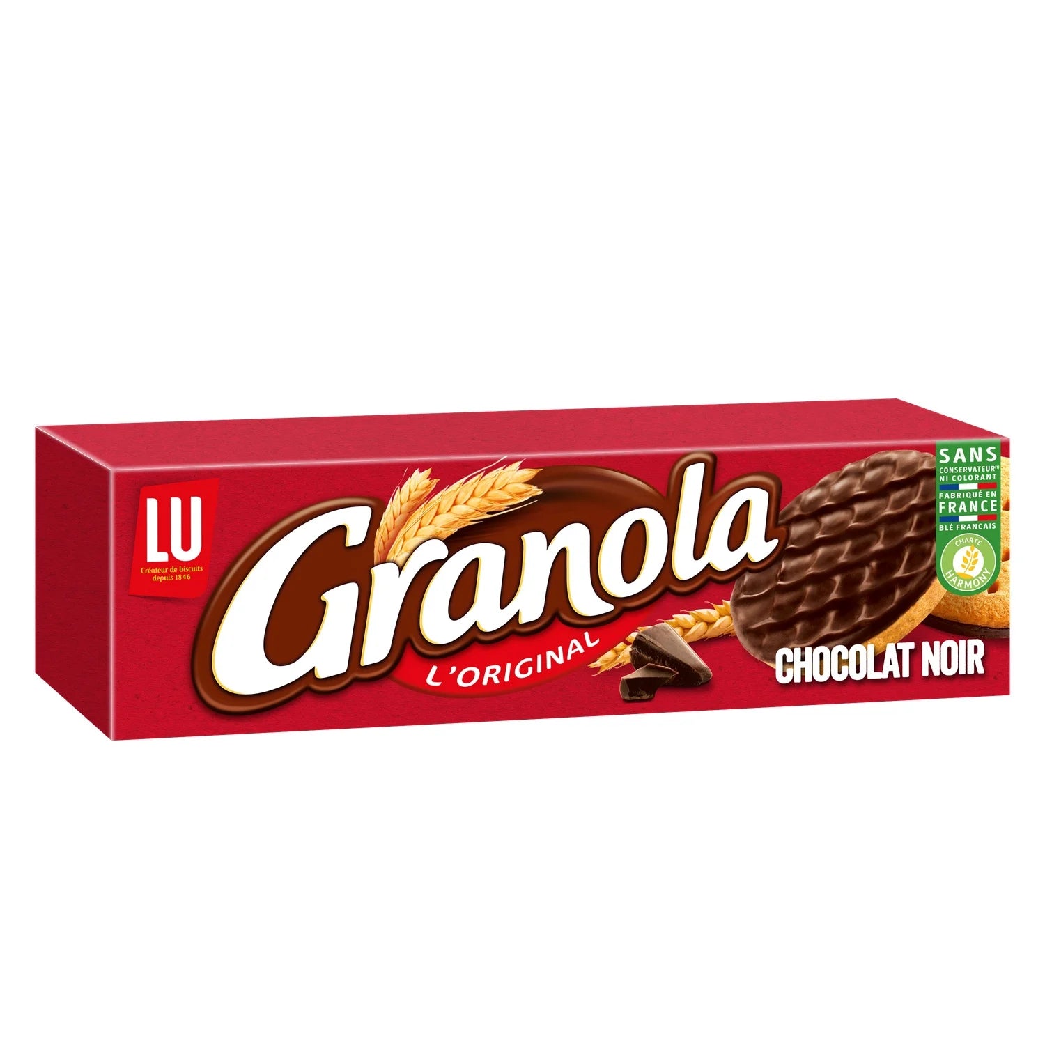 Lu Granola l'Original Chocolat Noir 195g (18 pack) - Sol8