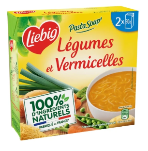 Liebig Légumes et Vermicelles  2x30cl (9 pack) - S7