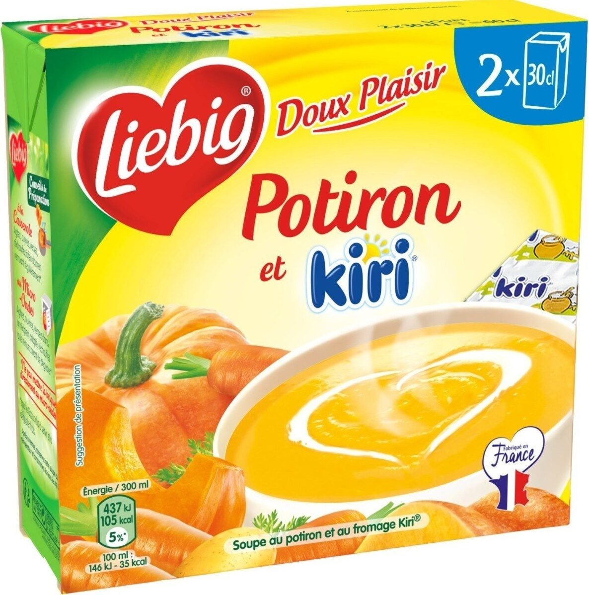 Liebig Potiron et Kiri 2x30cl (9 pack)