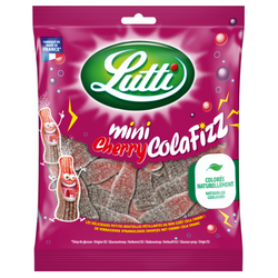 LUTTI Mini Cherry Cola Fizz 100G (14 pack)- France - Z42-V12