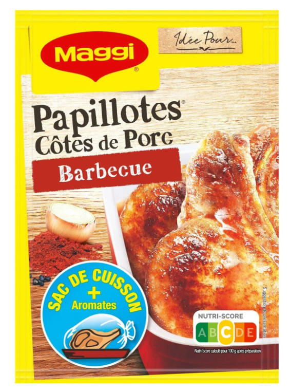 MAGGI Papillotes Côtes de Porc  Barbecue 28g (16 pack) - O9