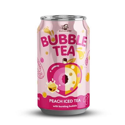 MADAM HONG Peach Bubble Tea 315ml (24 pack) - F0 +