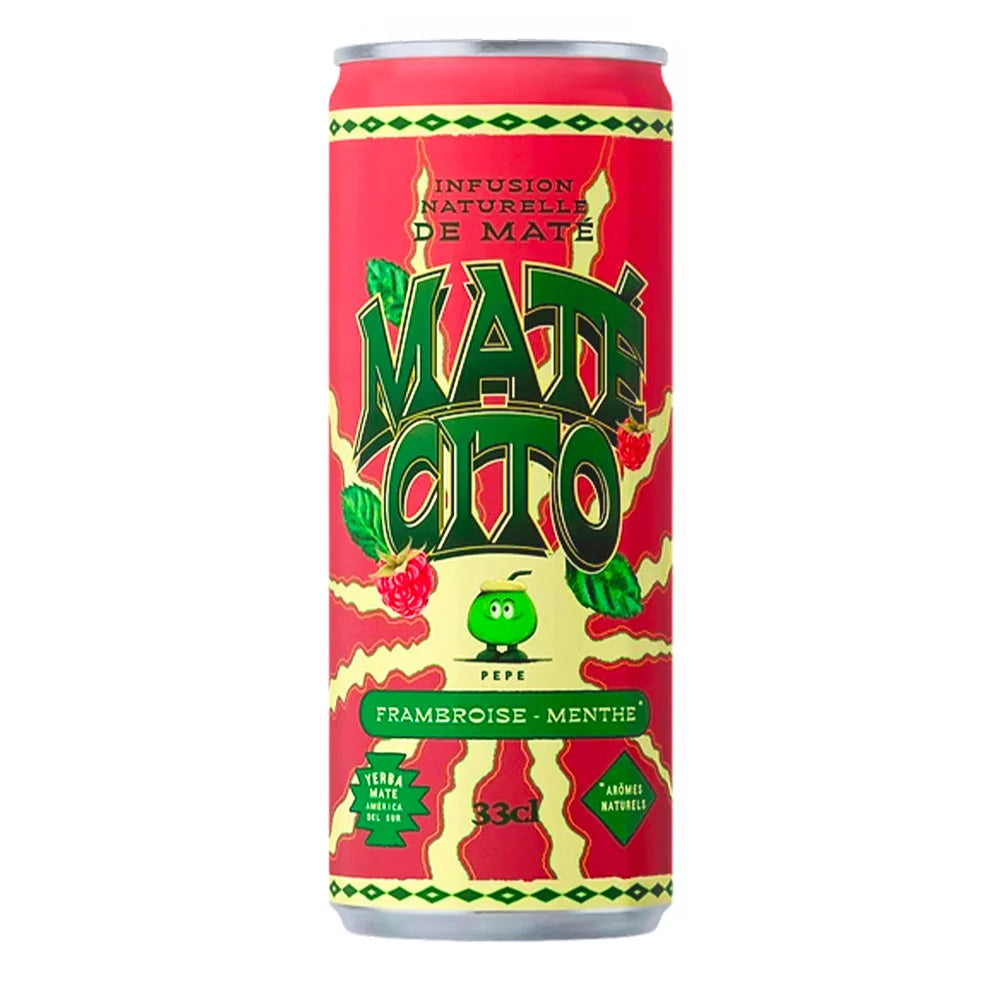 MATECITO Raspberry Mint 330ML (12 pack) -D13