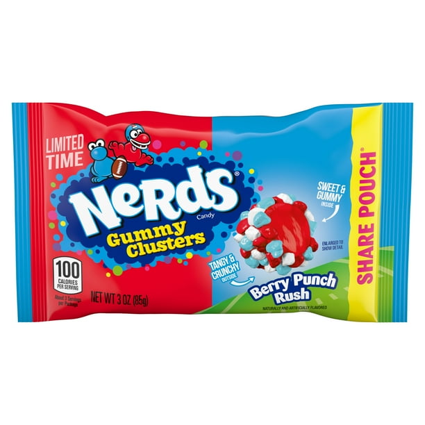Nerds LE Berry Punch Rush Gummy Clusters 85g (12 Pack)