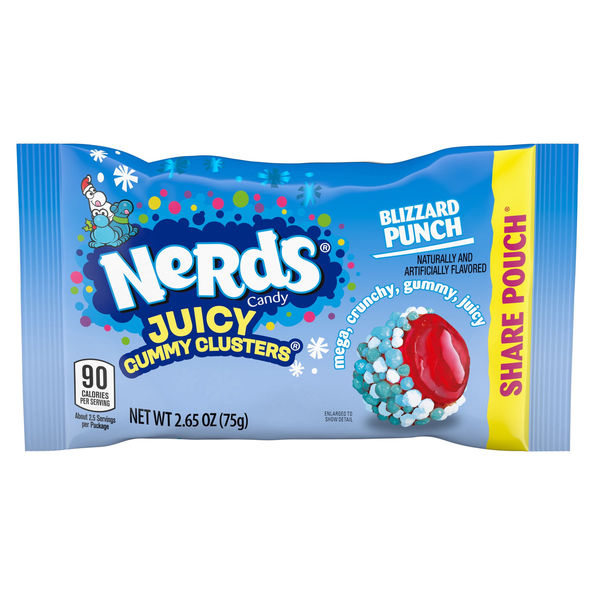 NERDS Holiday Juicy Gummy Clusters 75g (12 pack) -
