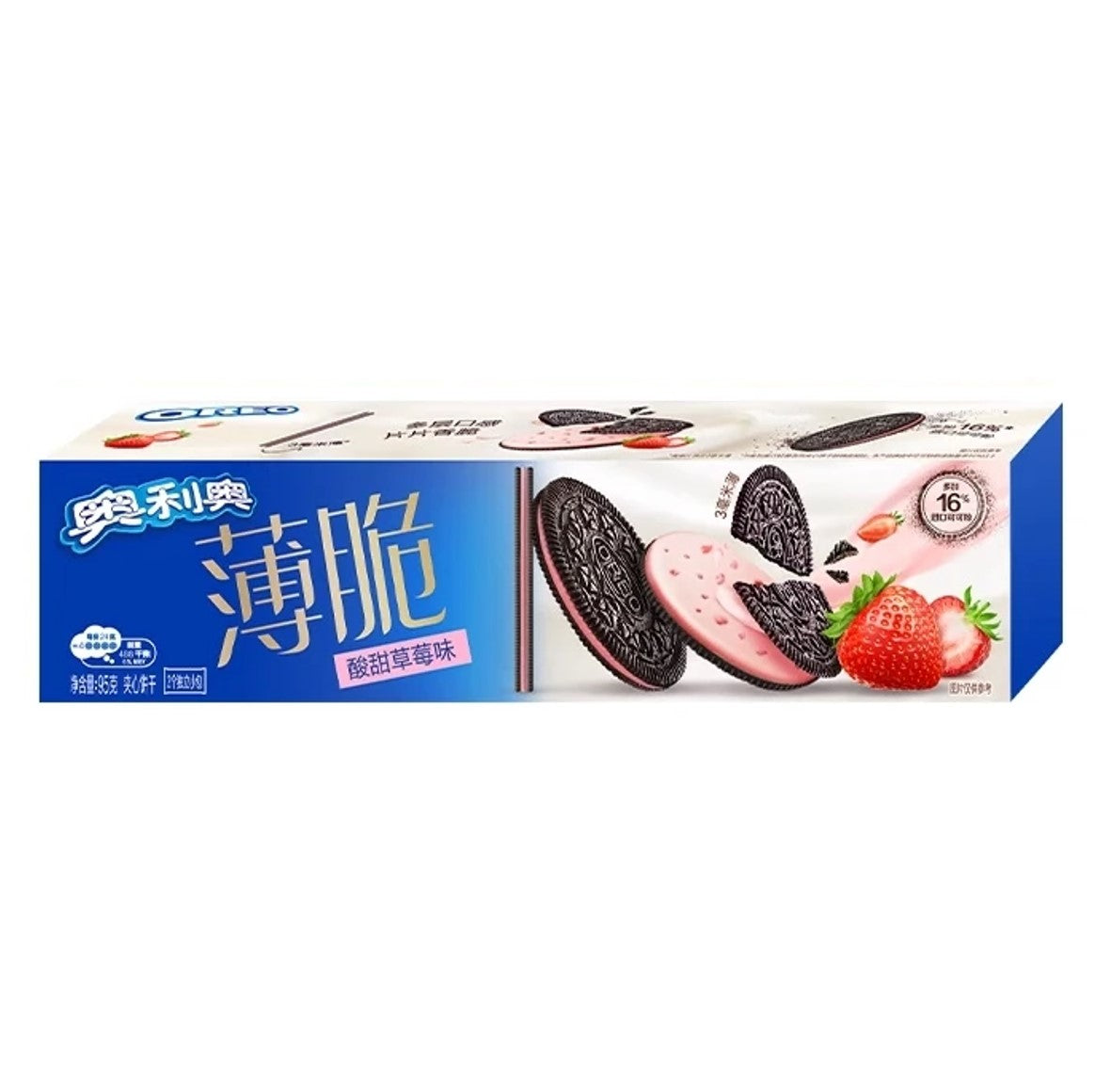 Oreo Thin Cookie Strawberry & Yogort Flavor 95g (24 pack) - C6.