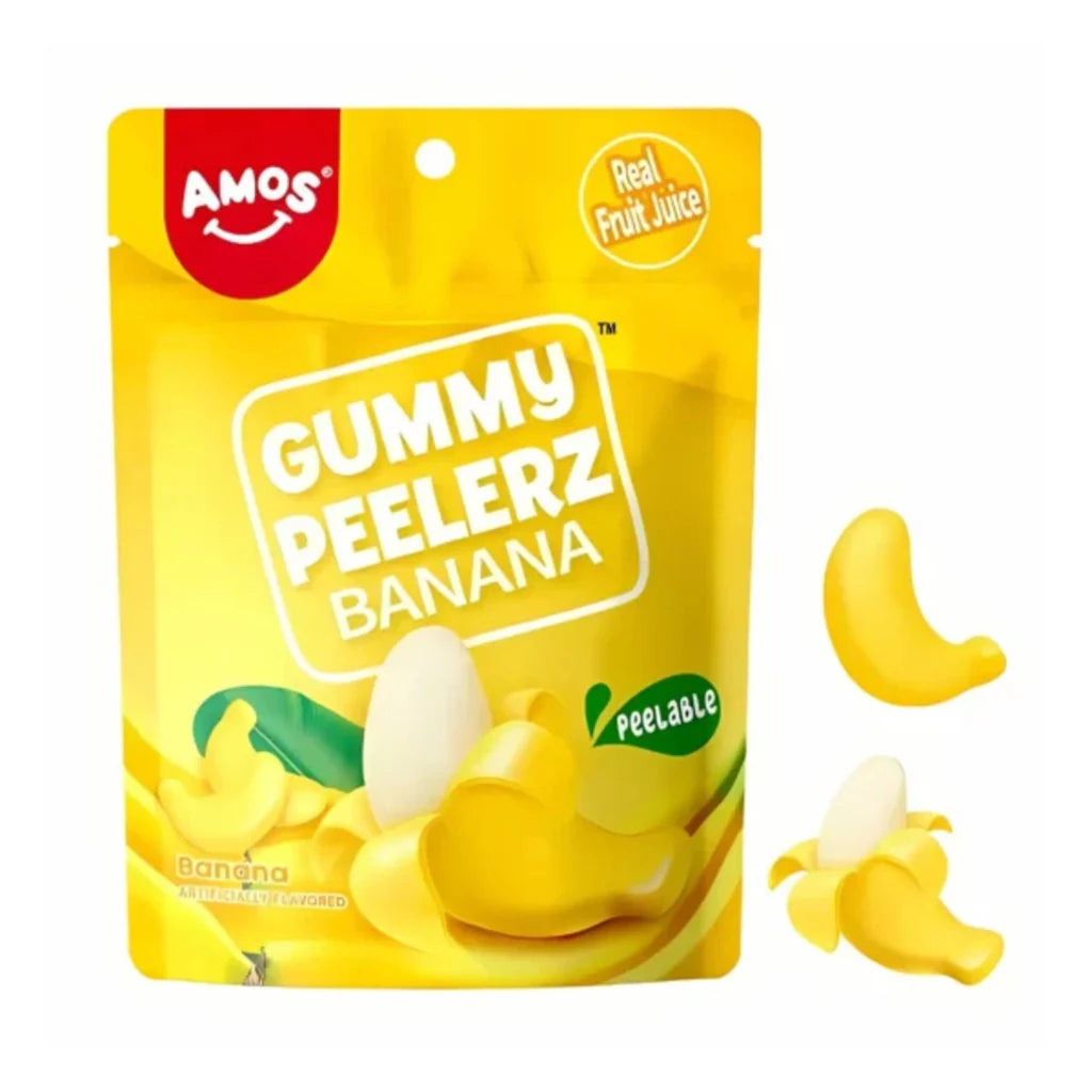 Amos Peelerz Gummy Banana 85g (24 pack)