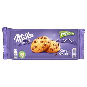 MILKA Pieguski Cookies With Chocolate 135g (24 Pack) - K7